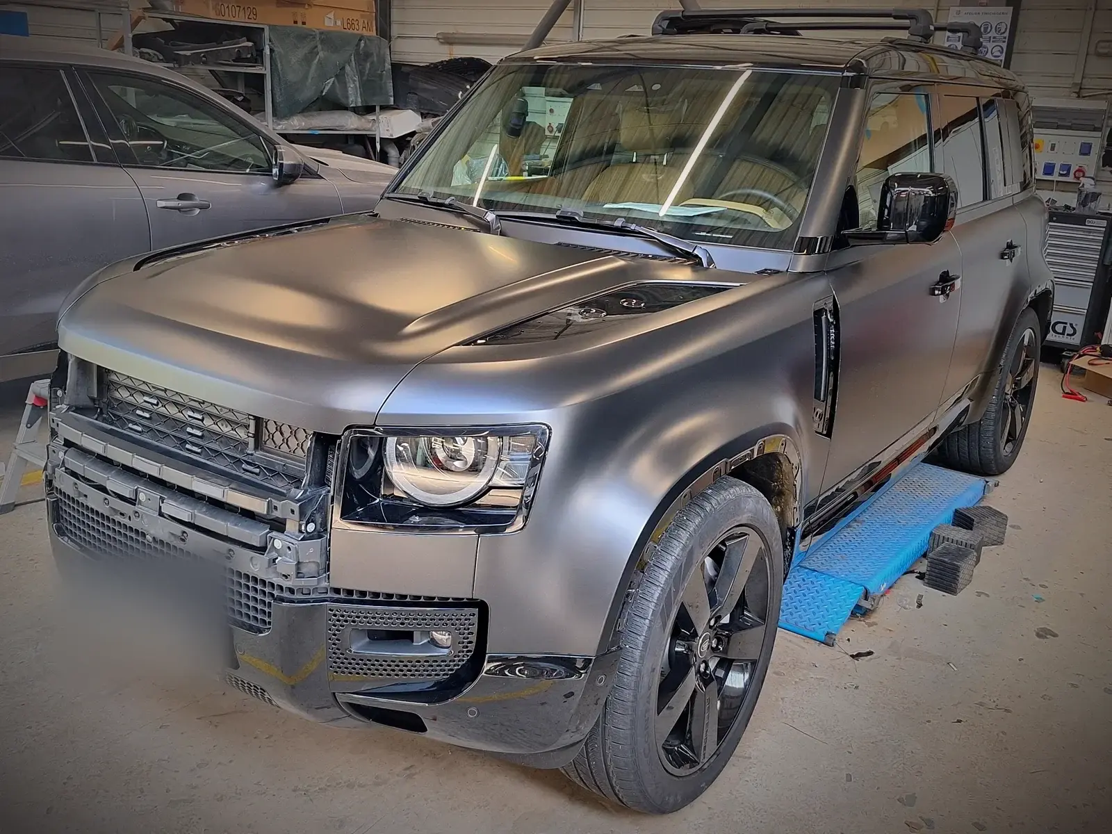 Land Rover Defender – folie PPF mată (5 din 5)
